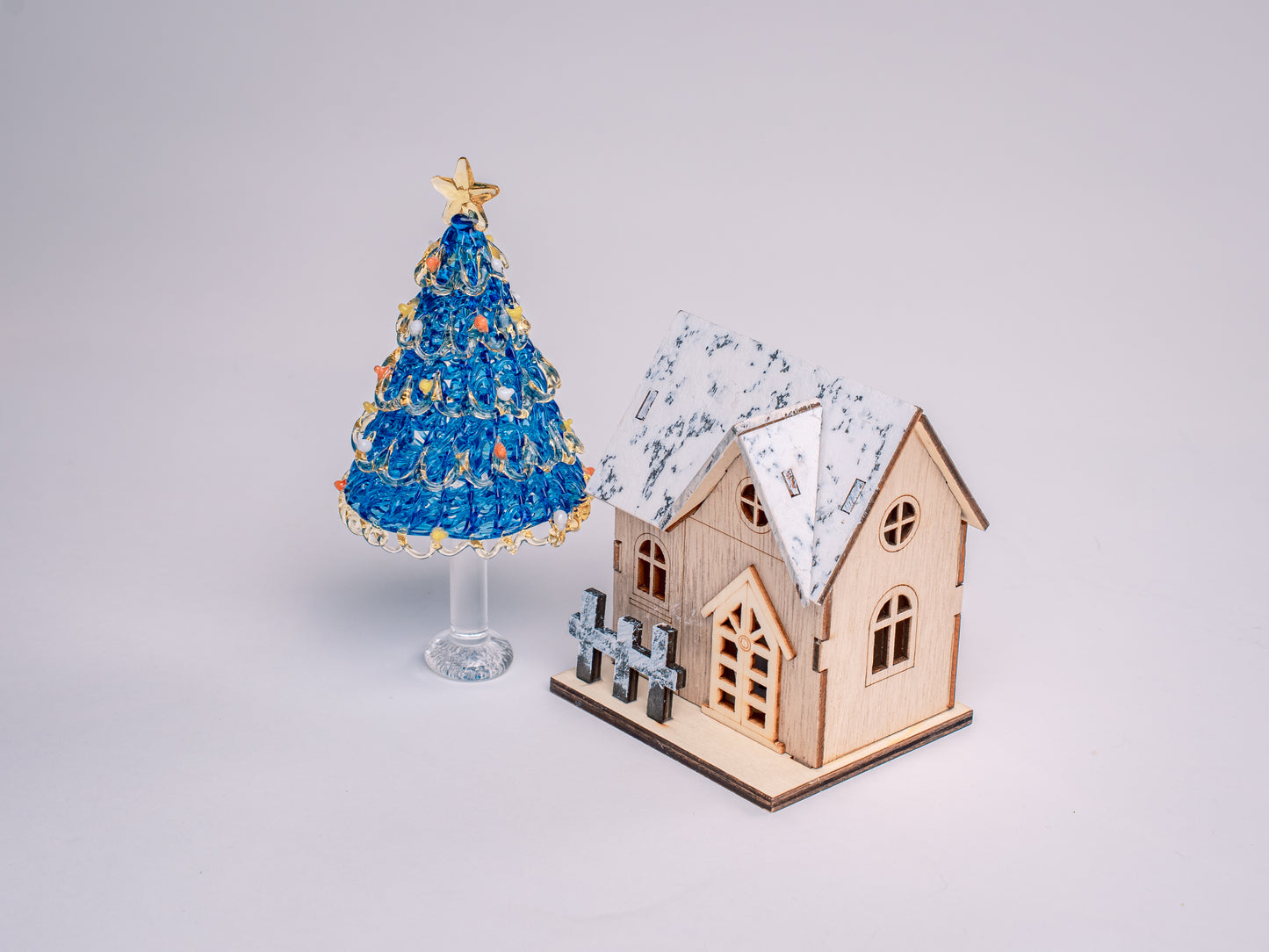 stained glass Christmas tree