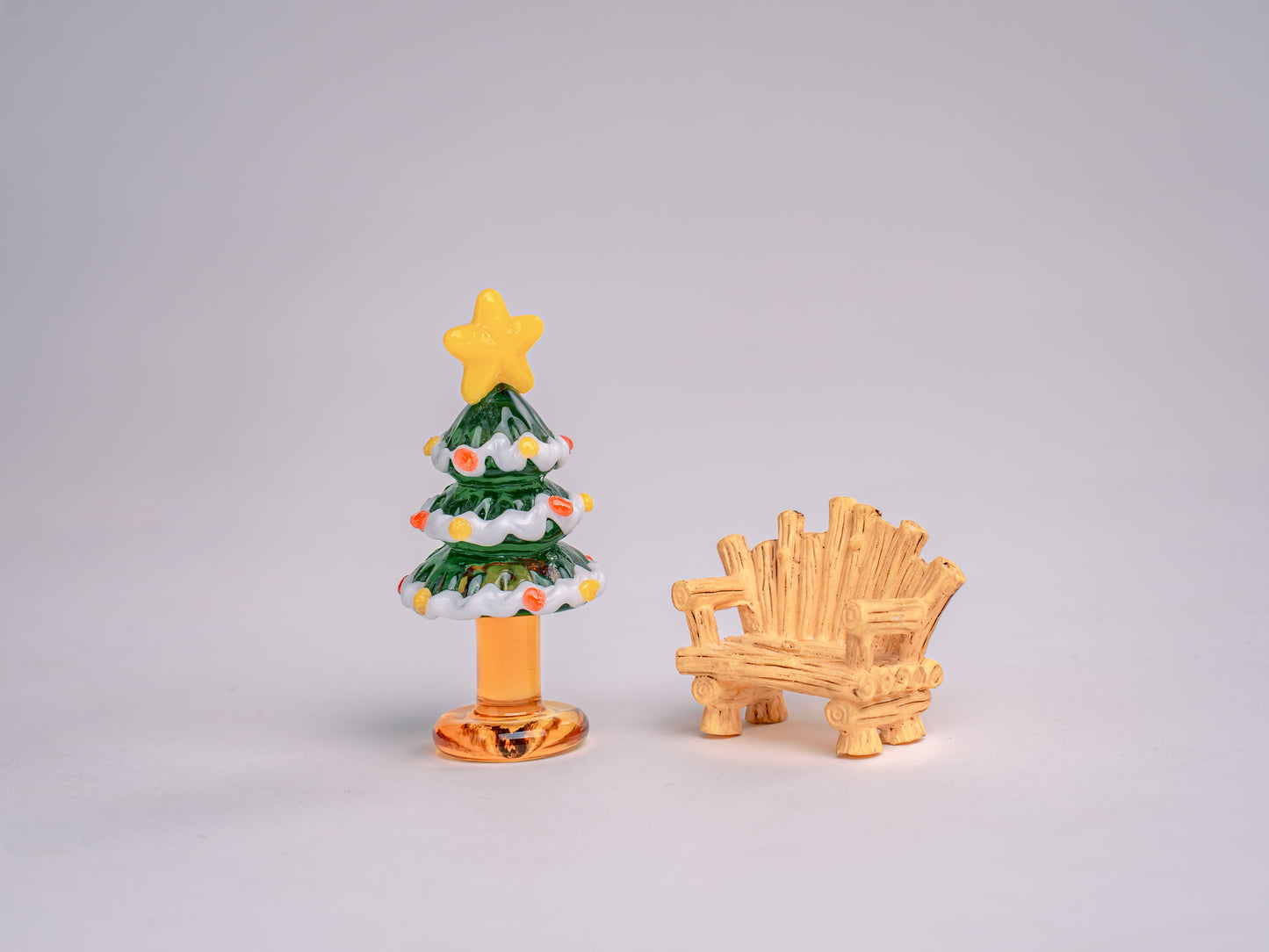 Handmade gradient glass Christmas tree