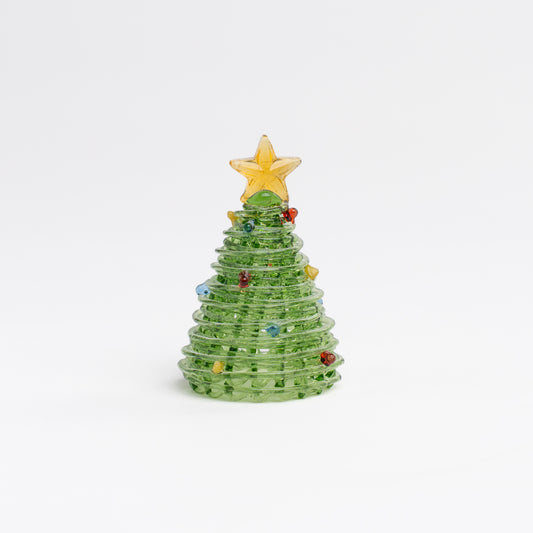 Handmade Wire-Wrapped Glass Christmas Tree