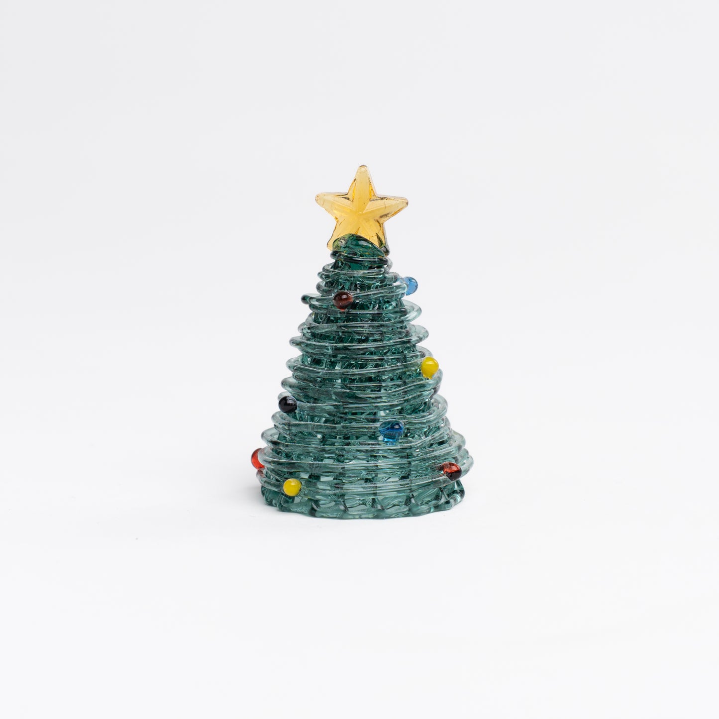 Handmade Wire-Wrapped Glass Christmas Tree