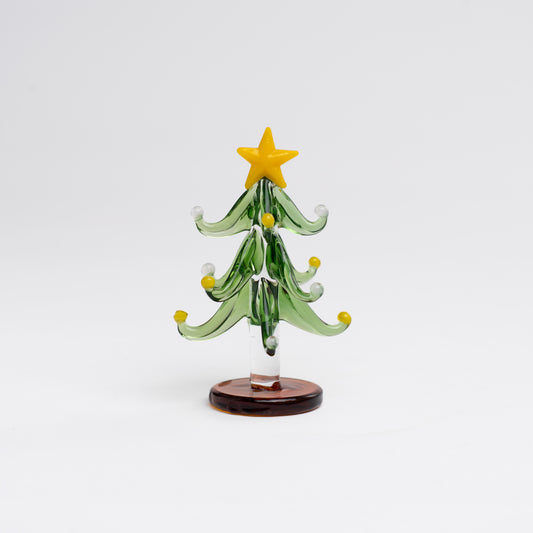 Handmade glass Christmas tree