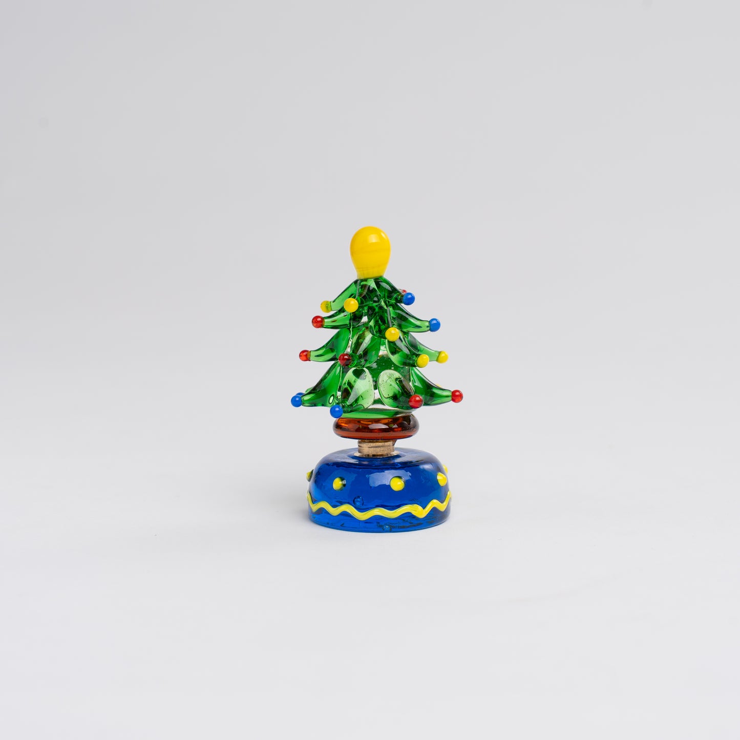 Handmade glass Christmas tree
