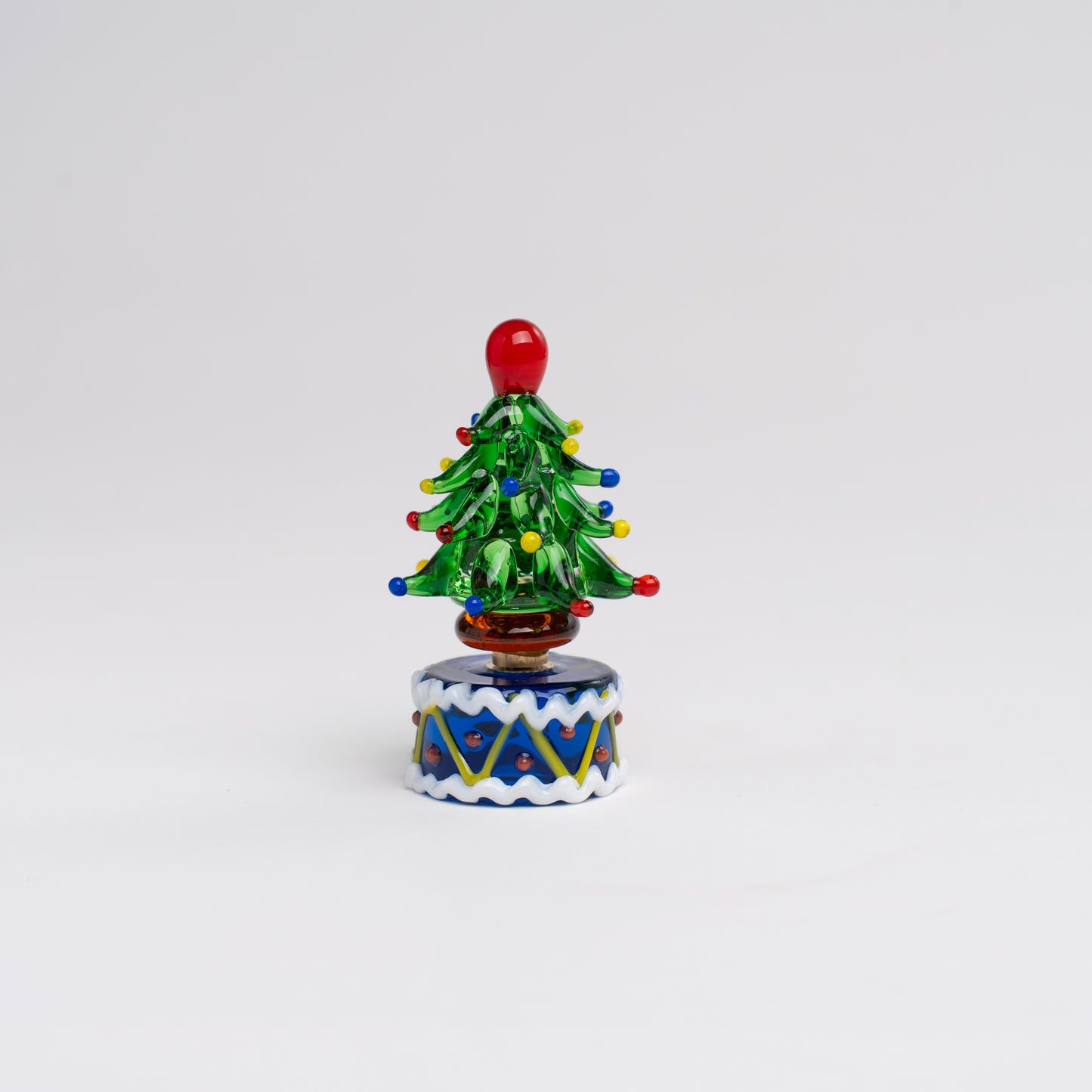 Handmade glass Christmas tree