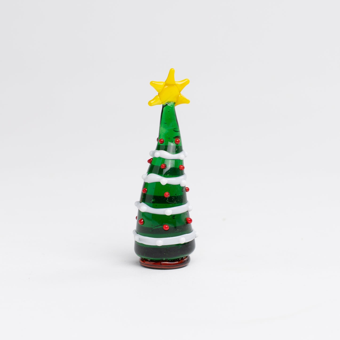 Handmade glass Christmas tree