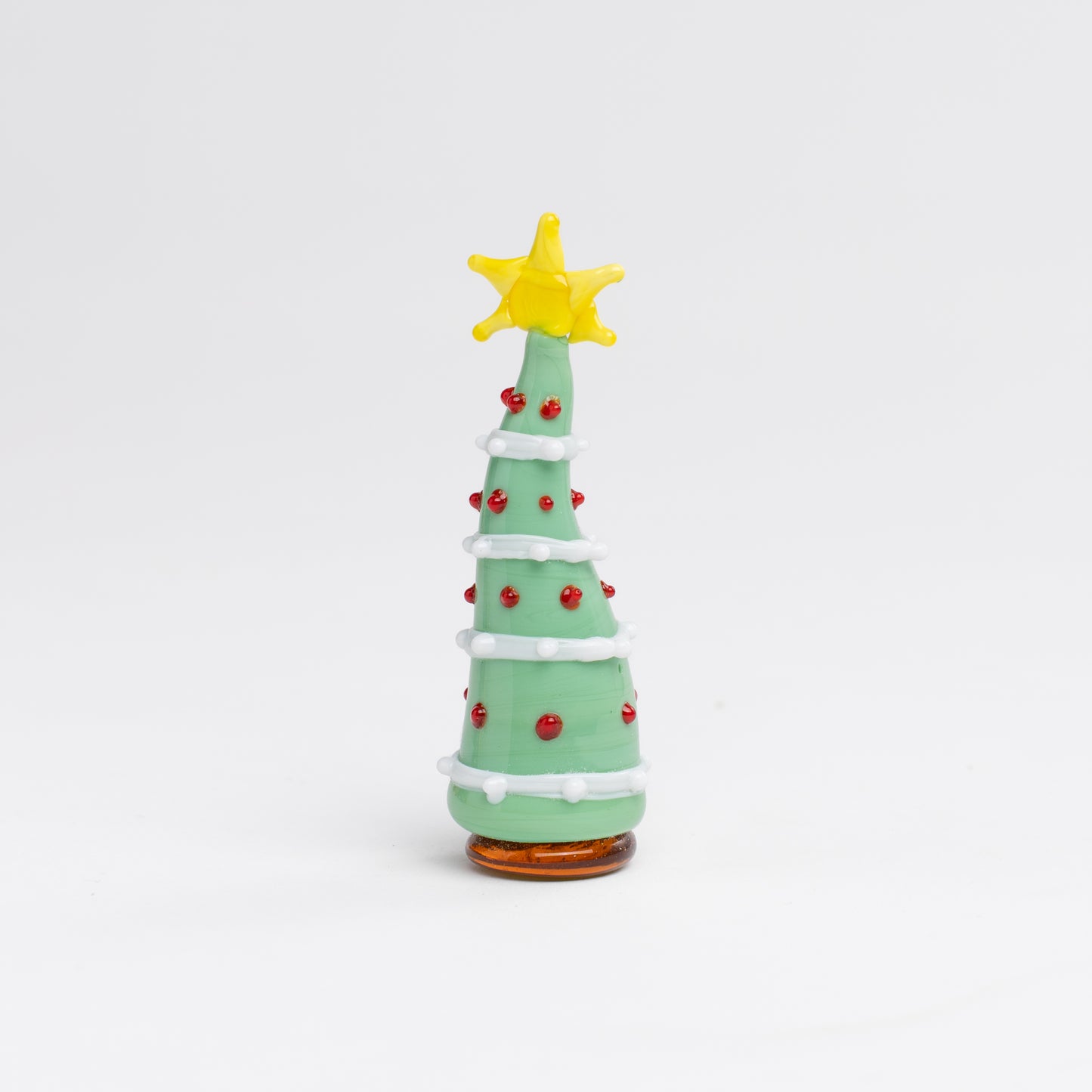 Handmade glass Christmas tree