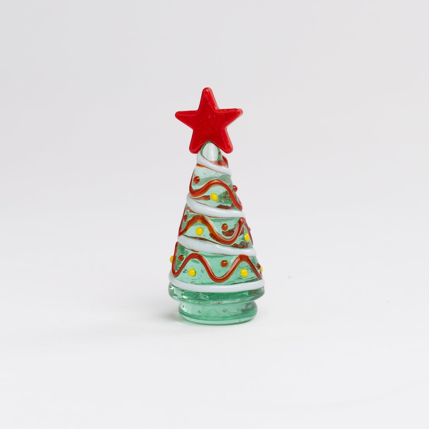 Handmade glass Christmas tree