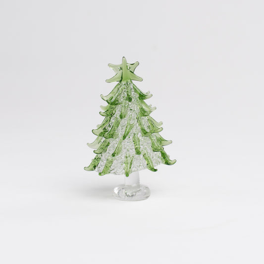 Handmade gradient glass Christmas tree