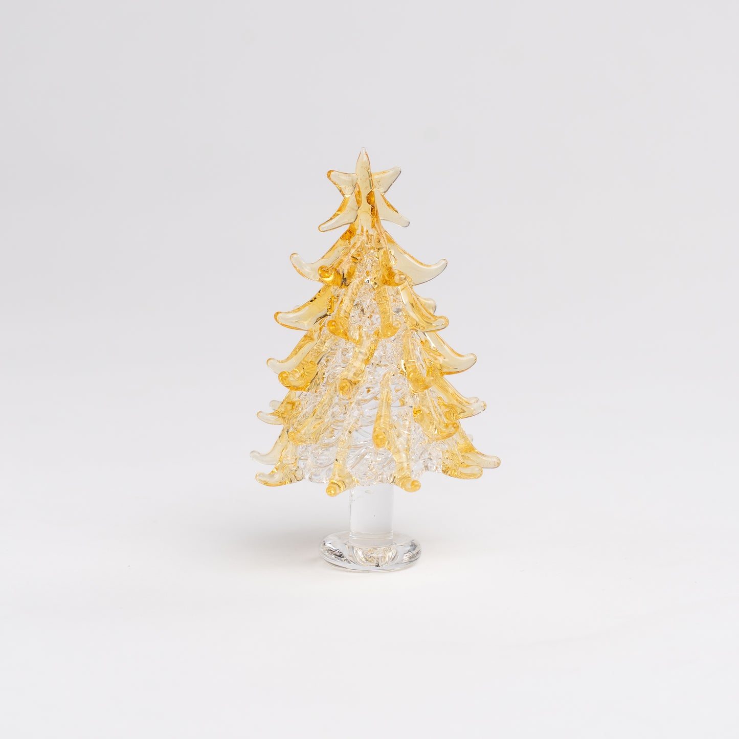 Handmade gradient glass Christmas tree