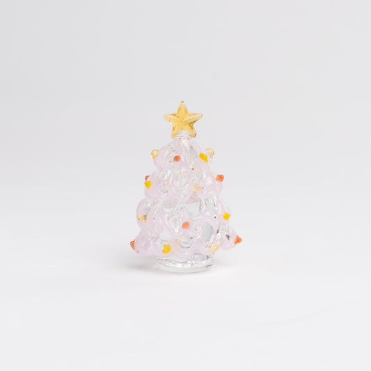 Handmade gradient glass Christmas tree