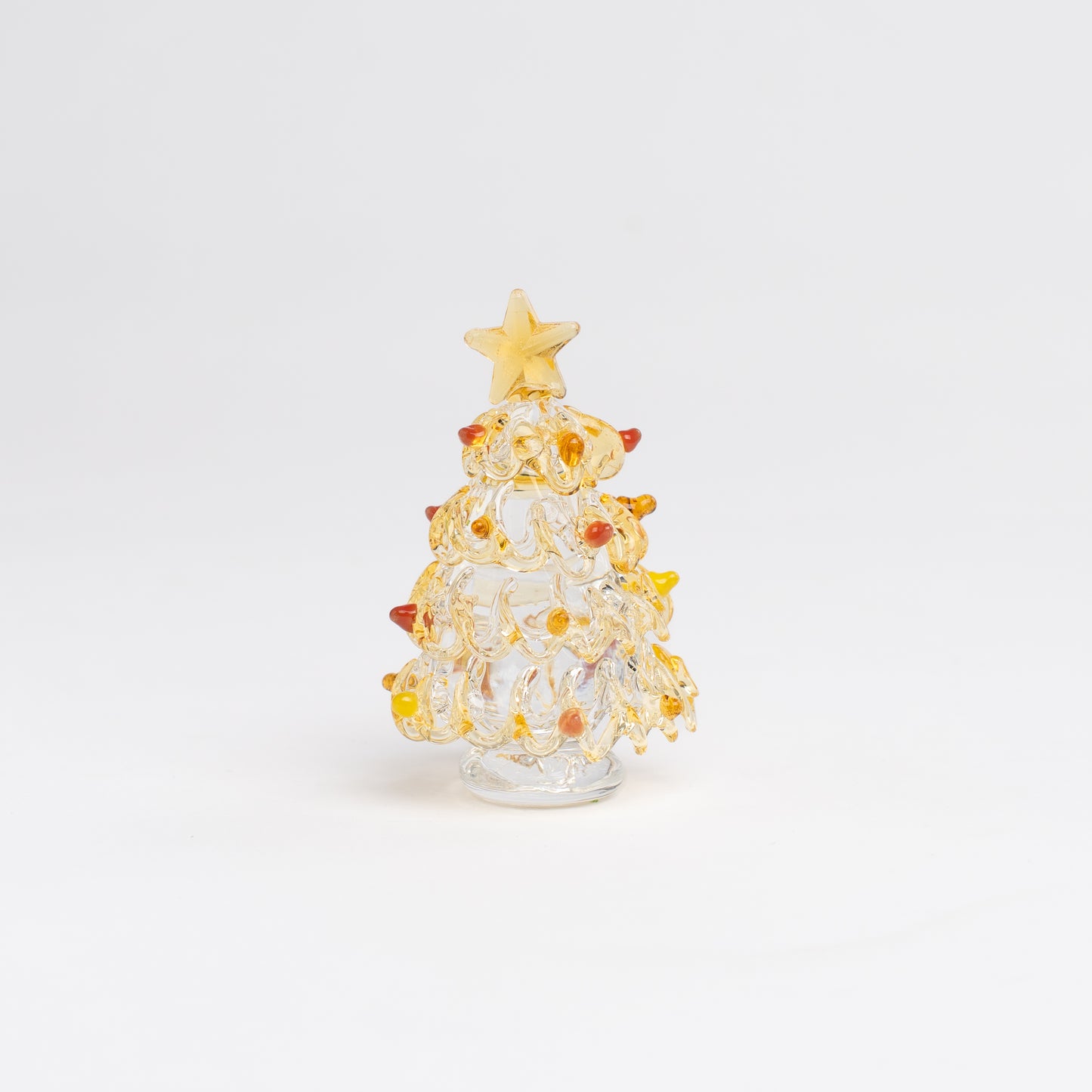 Handmade gradient glass Christmas tree