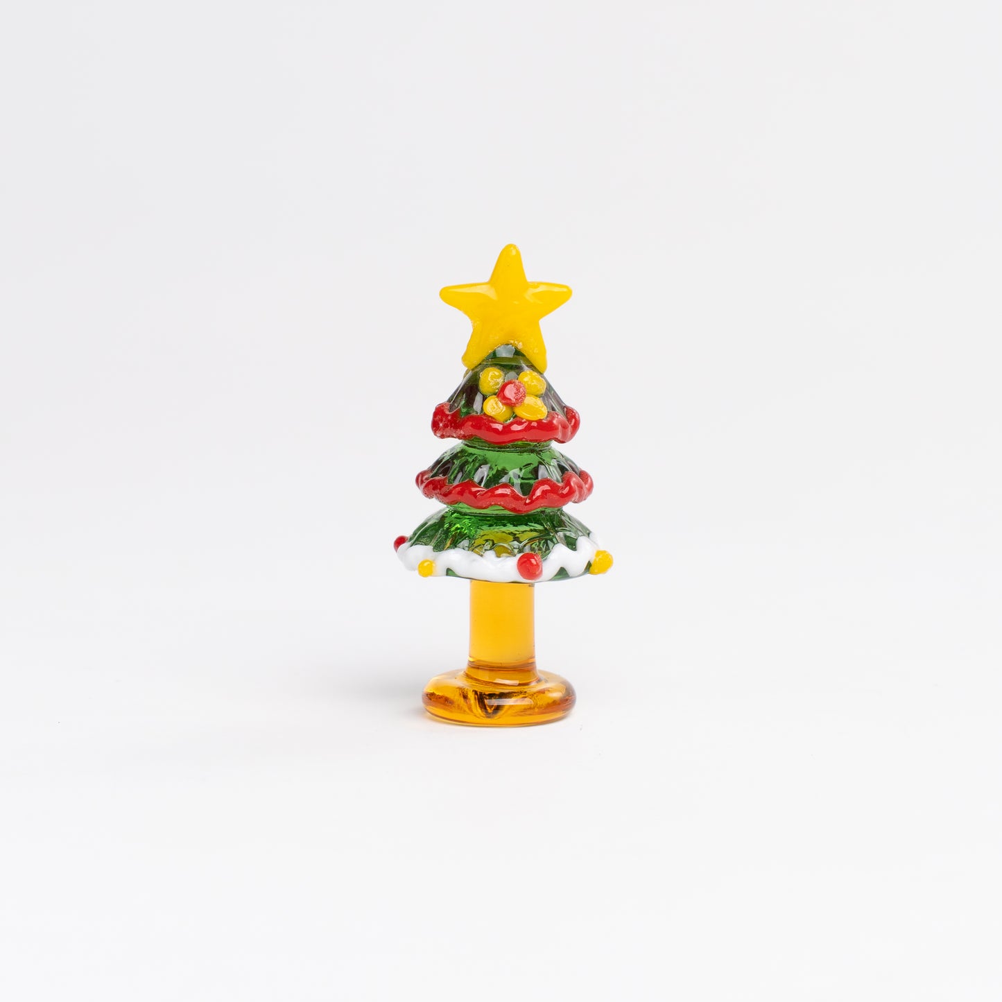 Handmade gradient glass Christmas tree