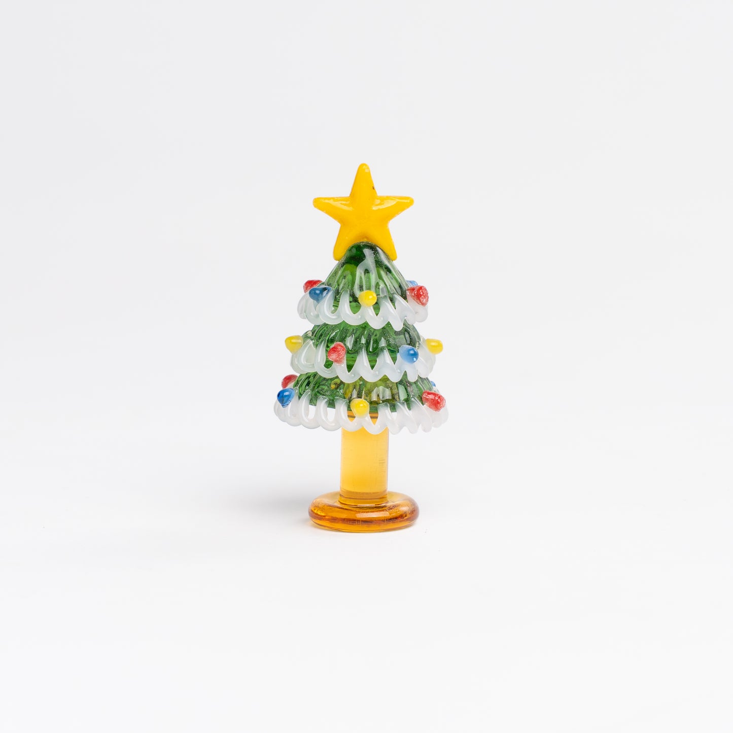 Handmade gradient glass Christmas tree